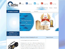 Tablet Screenshot of natrajpackaging.com